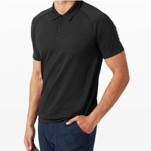 Lululemon Men’s Metal‎ Vent Tech Polo 2.0 
Deep Coal / Black Sz Large